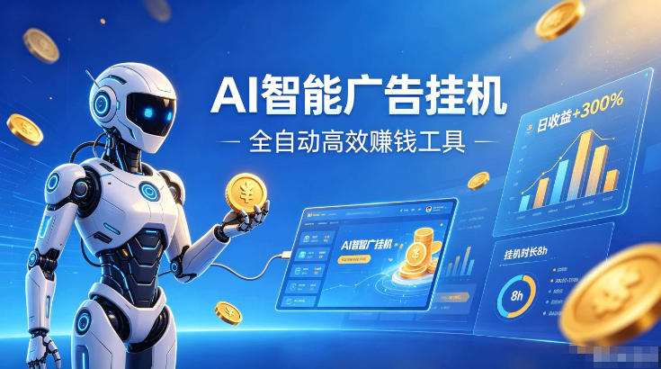 AI智能广告挂机⭐AI智能广告挂G，在家自动賺收益，全程无需人工操作、不用直播、不用拉人【揭秘】