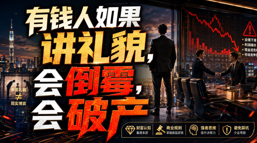 039-20260803-付费文章：有钱人如果讲礼貌，会倒霉，会破产