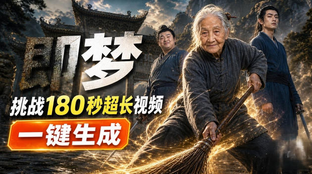 257-20260828-即梦挑战180秒超长视频！一键生成3分钟电影？完整制作流程详细分享！