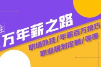 690 通往年薪百万之路·沙拉姐一年陪跑训练营⭐通往百万年薪之路·陪跑训练营：职场外挂/年薪百万技巧/职业规划定制/等等