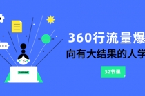 R338 李想要理想--360行流量爆破S⭐360行-流量爆破，向有大结果的人学习（6节课）