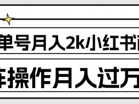 4779-20230707-小红书陪跑系列课程，从0-1玩转小红书，开启全新赚钱模式