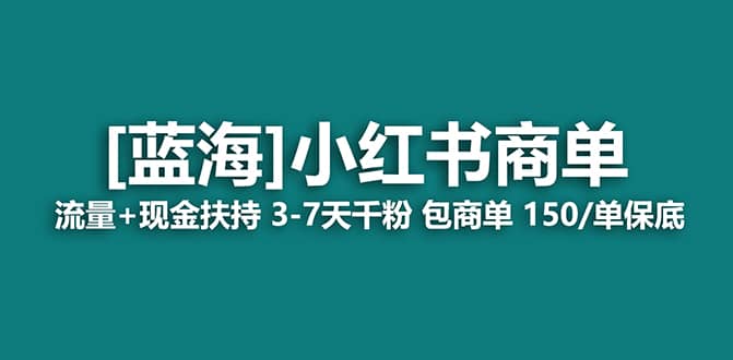 小红书新课9(1).22⭐2023蓝海项目【小红书商单】流量 现金扶持，快速千粉，长期稳定，最强蓝海