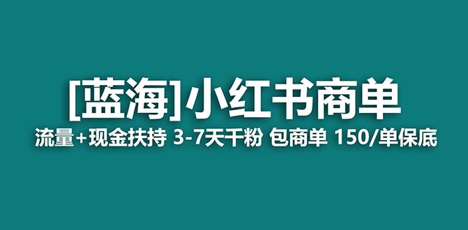 小红书最新课⭐【蓝海项目】小红书商单项目，7天就能接广告变现，稳定一天500 保姆级玩法